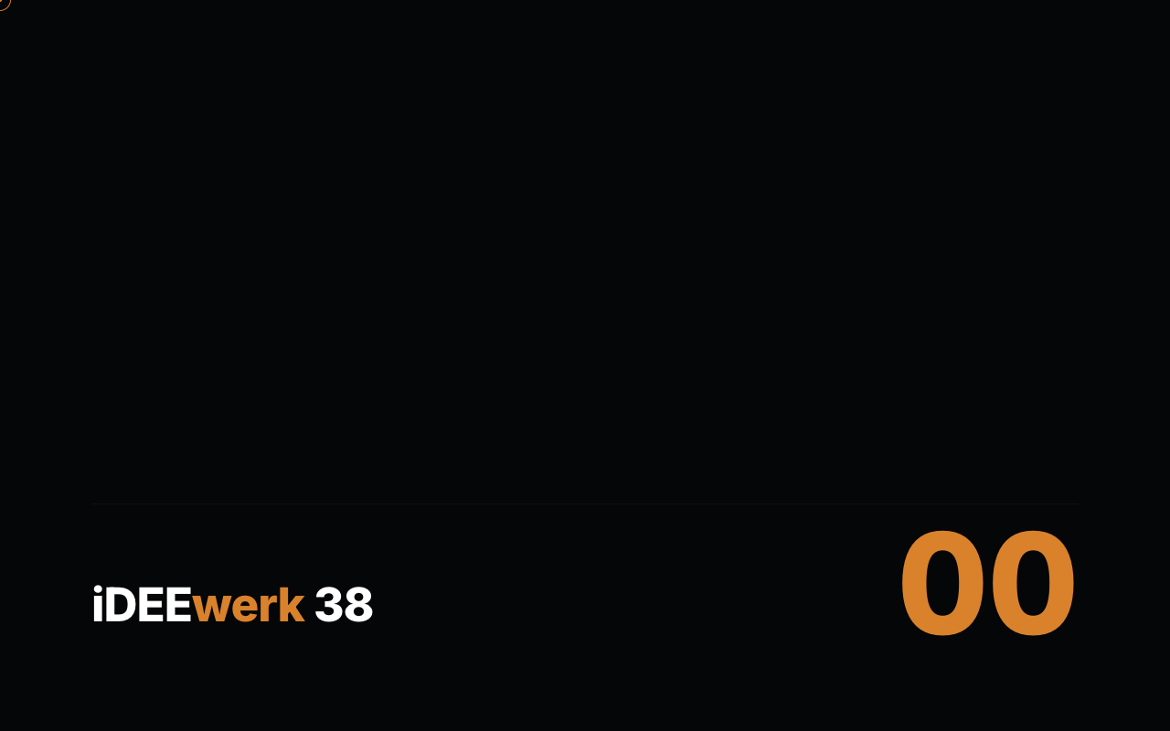 iDEEwerk 38 — Projekt-Vorschau